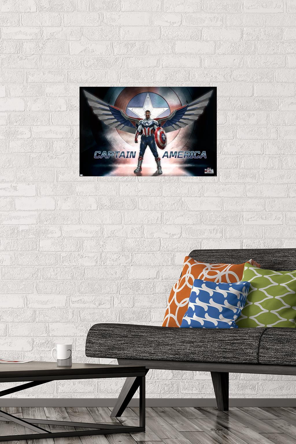 Marvel Falcon and Winter Soldier - Falcon Wings Wall Poster, 14.725" x 22.375"