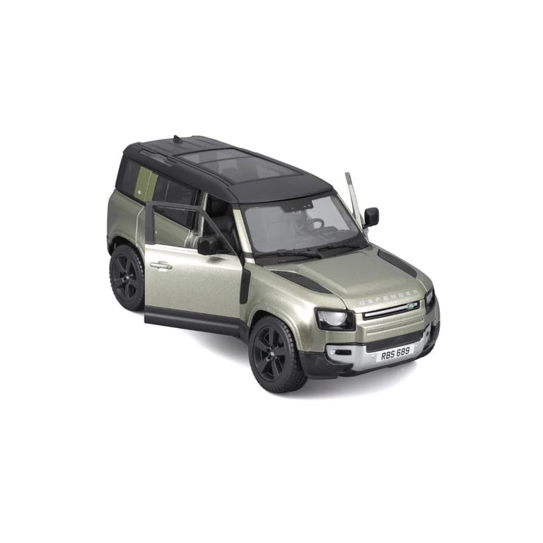 2022 Land Rover Defender 110, Silver Green SUV - Bburago 21101GN