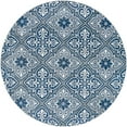 thumbnail image 3 of Madison Traditional 5' Round Gray Polypropylene Indoor Area Rug, 3 of 7
