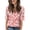Blue, variant on Women V Neck Half Sleeve T Shirts Dressy Casual Elbow Length Spring Fashion Fit Basic Tee Summer Tunic Top Blouse L