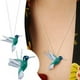 thumbnail image 2 of Collar Colgante Pájaro Azul Collar de Animales Collar Colibrí Colorido Colgante Colgante Colibrí para Mujer Esposa Novia Mamá, 2 of 8