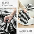 thumbnail image 6 of Smuge Extra Large Bath Towel Sets of 8, 2 Large Bath Towels Oversized, 2 Hand Towels, 4 Washcloths, Soft Microfiber, Quick Dry, Highly Absorbent Bath Towels for Bathroom Kitchen Spa(Black), 6 of 8
