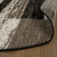 thumbnail image 5 of Superior Rockwood Geometric Indoor Area Rug, 8' Round, Chocolate, 5 of 8