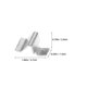 thumbnail image 3 of 10pcs Metal Cabinet Shelf Clips 8mm Iron Partition Boards Clips U Shaped Adjustable Shelf Brackets for Office Cabinets and Archive Shelves, 3 of 4