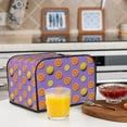 thumbnail image 6 of Pofeuu Yellow Lemon And Orange Print Toaster Cover 4 Slice, Bread Dust Cover & Fingerprint Protection, Kitchen Small Appliance Covers(Toaster Cover), 6 of 7