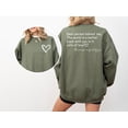 thumbnail image 2 of Dear Person Behind Me Sweatshirt, To The Person Behind Me Sweater, Inspiring Sweatshirt - Sizes S-5XL ,Art Print JSC, 2 of 5