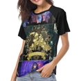 thumbnail image 2 of Hauts à Manches Courtes pour Femmes Col Rond Manches Raglan T-Shirts de Baseball Mago De Oz, 2 of 4