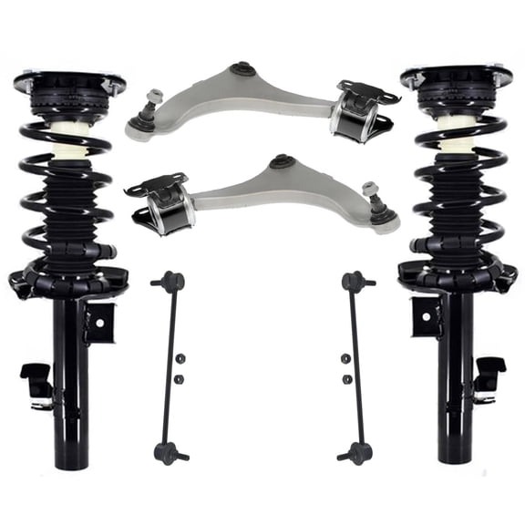 Front Complete Struts Control Arms & Sway Bar Links For Volvo S60 2011-2018