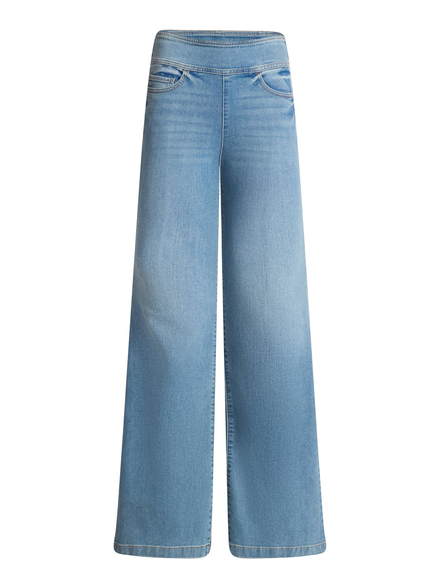 Sofia by Sofia Vergara Women's and Women's Plus Melisa Flare High Rise Pull On Jeans, 30.5", 32.5" and 34.5" Inseams, Sizes 0-28