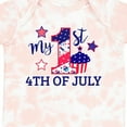 thumbnail image 4 of Inktastic My 1st 4th of July with Stars and Cupcake Boys or Girls Baby Bodysuit, 4 of 5