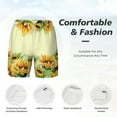 thumbnail image 5 of Gaeub Sunflowers On A Yellow Background Mens Swim Trunks Stretch Beach Shorts Quick Dry for Men Swim Shorts Swimwear with Pockets- Large, 5 of 9