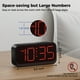 thumbnail image 5 of Reloj despertador digital Acedeck que funciona con pilas y pantalla grande, 5 of 9