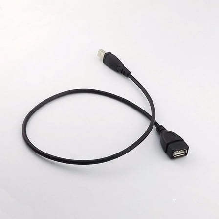 FOR 10PCS USB 2.0 Type A Female to USB B Male Scanner Printer Extension Adapter Cable 50cm