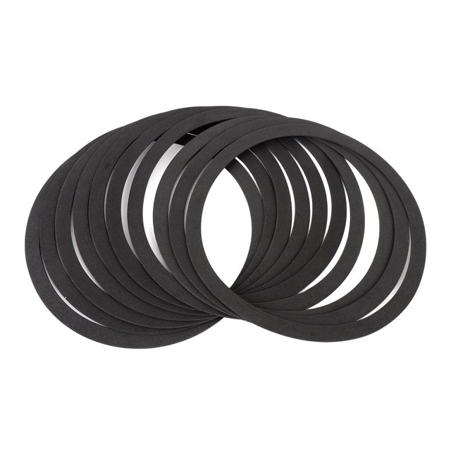 Speaker Sealing Gasket, 10mm Width 210mm OD Speaker Sealing Rings 2mm Thickness EVA Foam for Replacement