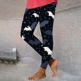 thumbnail image 6 of Yeaiivve Leggings for Women High Waist Halloween Cartoon Bat Star Tights Tummy Control Butt Lift Workout Legging Soft Stretch Yoga Pants Idea Gift for Holiday XL, 6 of 6