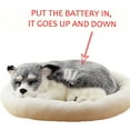 thumbnail image 3 of Realistic Sleeping Plush Breathing Dog Furry Dog With Mat Creative Animals Decor Stuffed Animal Doll, 3 of 4