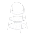 thumbnail image 3 of Cesta de frutas portátil de hierro que ahorra espacio, cesta de pie multiusos para Blanco de 3 niveles, 3 of 9