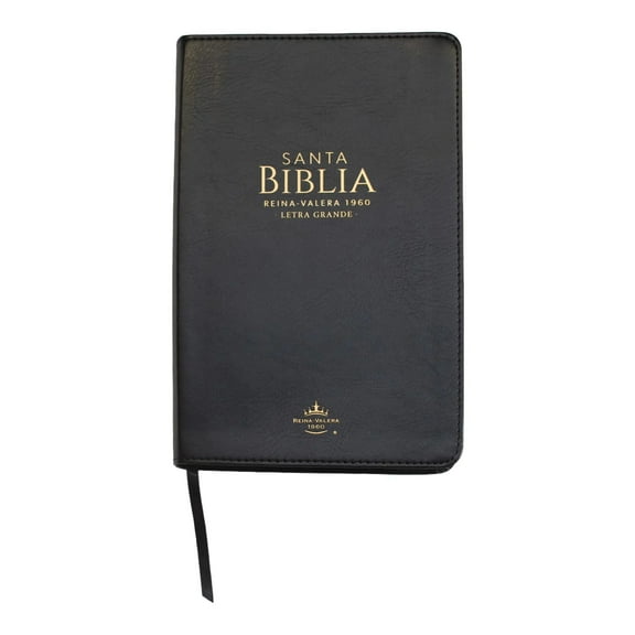 Reina Valera 1960, Tamano Manual, Letra Grande, Imitacion Piel Negro (Handy Size