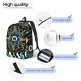 thumbnail image 3 of Easygdp Boho Dreamcatcher Mochila de Lona Resistente para Laptop, Compatible con Laptops de 15 a 17 pulgadas, Ideal para Escuela, Trabajo y Viajes-Medium, 3 of 5