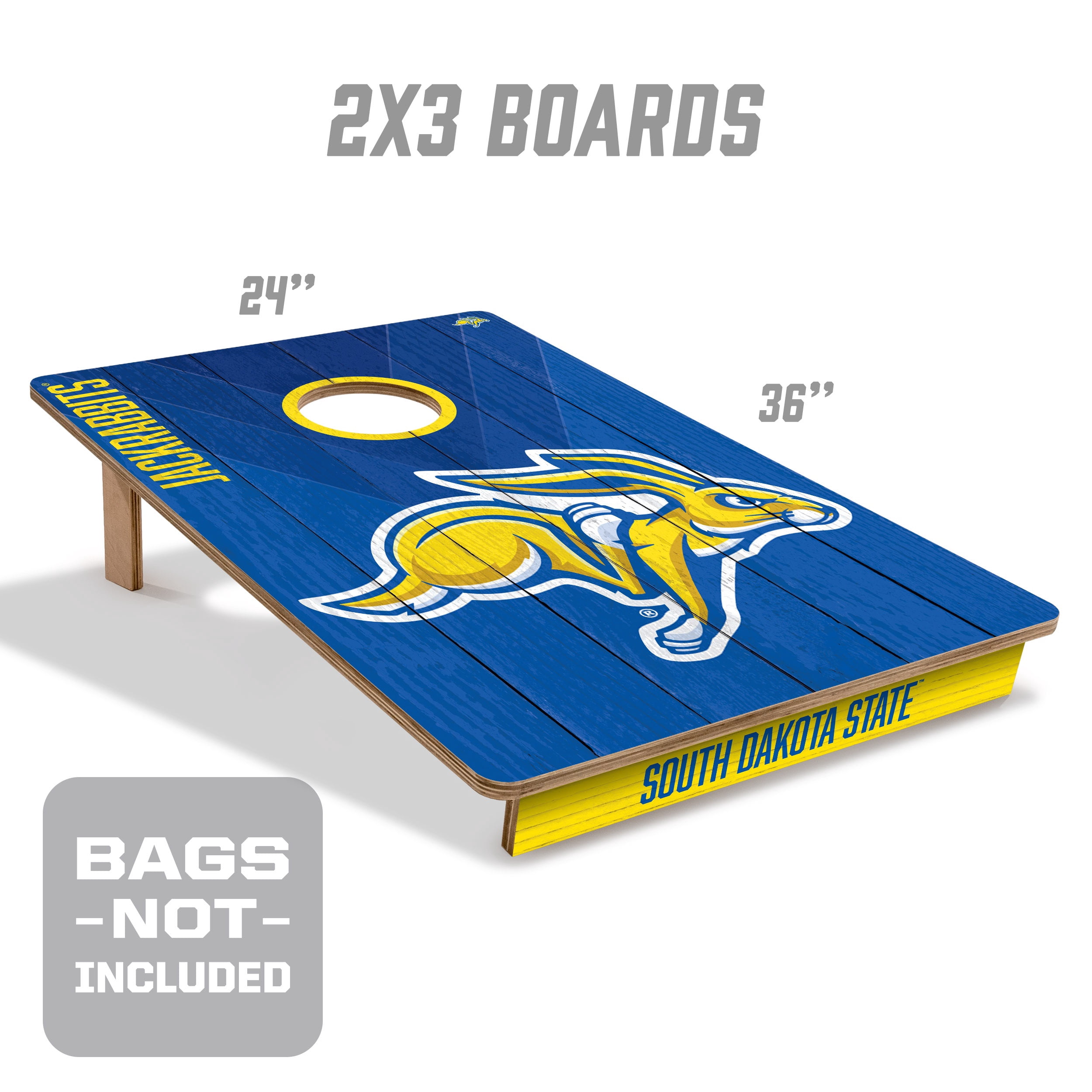 YouTheFan NCAA South Dakota State Jackrabbits 2' x 3' Cornhole Game No Bags