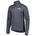 thumbnail image 2 of Men's MSX by Michael Strahan Charcoal Los Angeles Chargers Half-Zip Pullover, 2 of 3