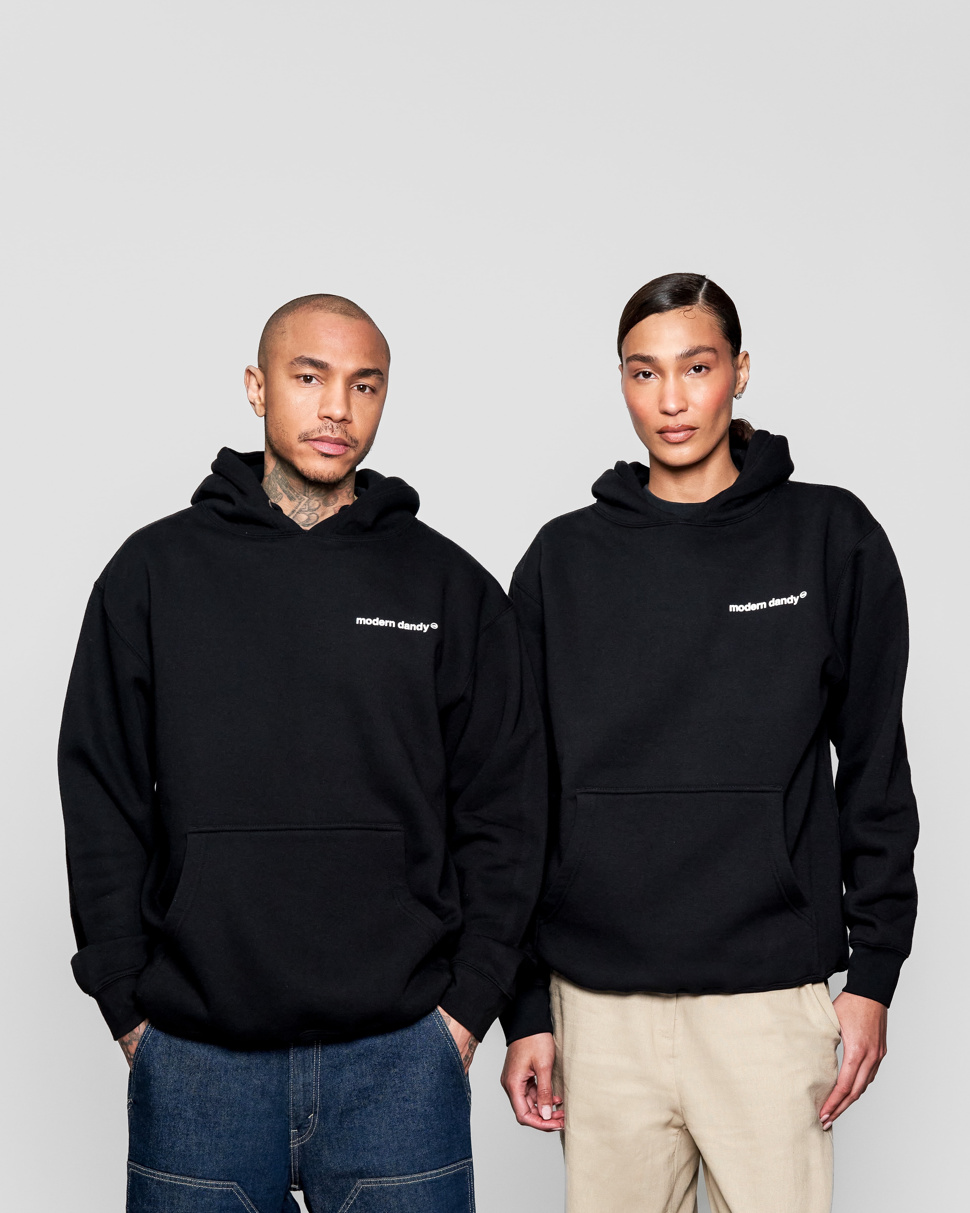 Modern Dandy Sweatshirt Hoodie, Men's Sizes XS-3XL