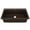 Brown, variant on Karran Drop-In Quartz Composite 33 in. 1-Hole Single Bowl Kitchen Sink in Black