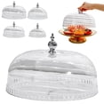 thumbnail image 5 of Adpan Round Dome Cake Stand Cover Clear Food Display Cloche Versatile Serving Dish Lid for Kitchen Camping Wedding Home Decor,9x9In,D, 5 of 5
