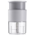 thumbnail image 1 of Cocina Handheld Food Chopper Ajo Master Acero Inoxidable Verduras Frutas Frutas Carne Máquina Crusher Máquina Al Outdoor Mano Blanco Gris Inevent 1, 1 of 6