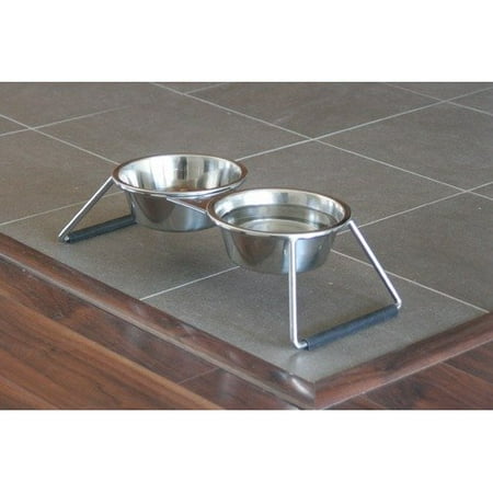 Modern Cat Designs Double Modern Elevated Cat Feeder