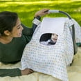 thumbnail image 4 of Summer Muslin Little Looks Car Seat Cover, Arrow Stripe, 4 of 4