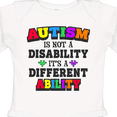 thumbnail image 4 of Inktastic Autism is not a Disability it's a Different Ability Boys or Girls Long Sleeve Baby Bodysuit, 4 of 5