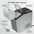 thumbnail image 2 of Ionchill QuickCube 3L Capacity Nugget Ice Maker, Stainless Steel, 2 of 11