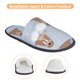 thumbnail image 3 of Balery Playful Walrus Wonders Pantuflas de Casa de Felpa Silenciosas con Diseño Estampado, Zapatillas Cómodas Antideslizantes de Algodón para Interior-Medium, 3 of 8