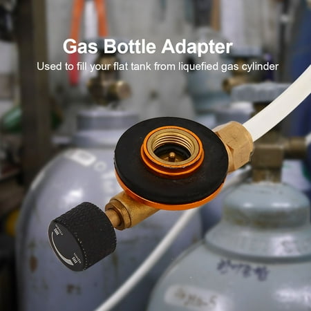 Outdoor Camping Stove Refill Adapter Converter Gas Bottle LPG Flat Tank Connector , Gas Tank Connector, Gas Refill Adapter - Walmart.com