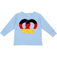 thumbnail image 3 of Inktastic German Flag in Pretzel Shape Boys or Girls Long Sleeve Toddler T-Shirt, 3 of 5