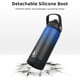 thumbnail image 4 of Bjpkpk Botella De Agua Aislada Con Tapa De Paja, 40 Oz, Termo Grande, Sin Bpa, A Prueba De Fugas, Botellas De Agua De Metal De Acero Inoxidable, Vasos, Frascos Para Viajes, Deportes, Negro Y Azul, 4 of 5