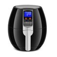 thumbnail image 1 of Electric Air Fryer Cooker - Healthy Oil Less Dry Fryer Hot Air Steam Fryer with Digital Control Button Screen, Detachable Fry Basket 1500W, 3.7 Quart (Black), 1 of 8