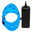 thumbnail image 2 of JYtrend 15ft Neon Led El Wire Light Kit for Party, Halloween, Burning Man Decoration (Blue), 2 of 7