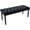 Black, variant on Button-Tufted Ottoman Bench, Upholstered Bedroom Benches Velvet Footrest Stool Accent Bench for Entryway Dining Room Living Room Bedroom End of Bed