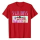 thumbnail image 1 of Pop cazadora para niña Demon Hunters Boys Girls Fashion Round-Neck Group Panels T Shirt （Red）, 1 of 3