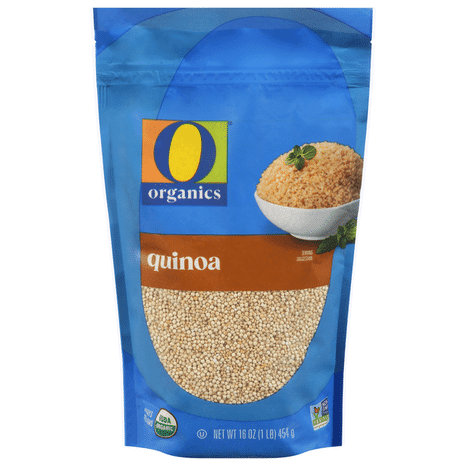 O O Organic Quinoa USDA Organic Non-GMO Whole Grain Protein-Rich 16 oz