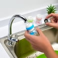 thumbnail image 4 of Injueey Extensor de grifo ajustable, filtro de agua, grifo a prueba de salpicaduras, grifo de agua flexible, grifo de ahorro de agua, accesorios de Juegos de accesorios de baño Azul Injueey JJ15994-03B, 4 of 6