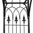 thumbnail image 4 of vidaXL Garden Arch, Arch Trellis, Metal Arch, Weather-Resistant, 80.3"H x 78.7"W Black, 4 of 5