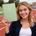 thumbnail image 4 of Light Green Pastel Lined Notebook 7.28 x 10.16 Inches, Tea Pattern Softcover Writing Journal, Single Bulk Stationery Notebook for Office Memos, Travel Journaling & Daily Schedule Tracking, 4 of 8