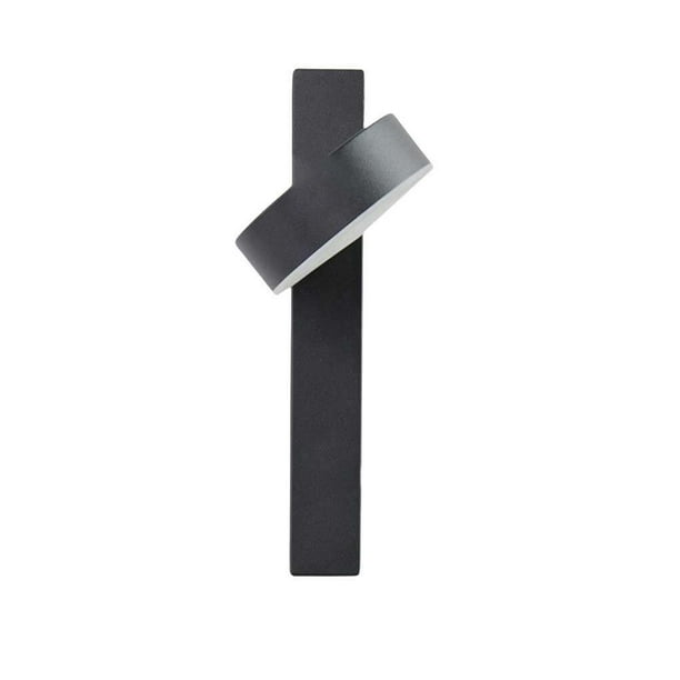 Ounissouiy Lámpara LED de pared para sala de estar, dormitorio, baño, baño, pasillo, mesita de noche, escaleras, luz de fondo interior, Iluminación y accesorios Negro Tipo 1 Blanco frio