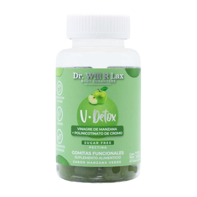 Gomitas V Detox 60 Sabor Manzana Verde Dr. Will R Lax