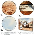 thumbnail image 3 of Designart "The Gulf War Desert A Tanks Dominance" Military Floater Framed Canvas Print, 3 of 7