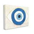 thumbnail image 3 of Stupell Industries Evil Eye Shape Striped Mati Symbol Graphic Art Gallery Wrapped Canvas Print Wall Art, Design by Ziwei Li, 3 of 7