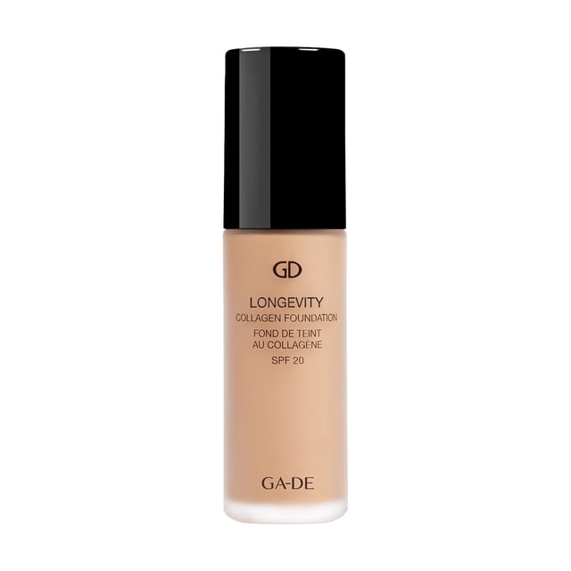 Longevity Collagen Foundation SPF 20 - 503 Warm Beige de GA-DE para mujeres - Base de 1 oz